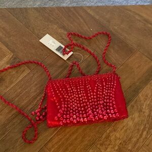 New with tags red purse